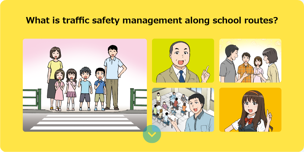 What is the Traffic Safety Management along School Routes?