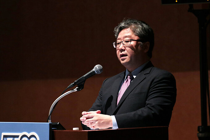 登壇する澤田康幸さん